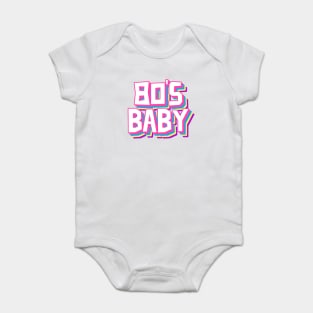 BORN in 1980 An 80s Baby Baby Bodysuit